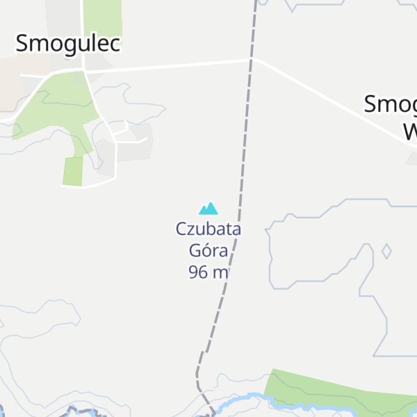 Map of Czubata Góra