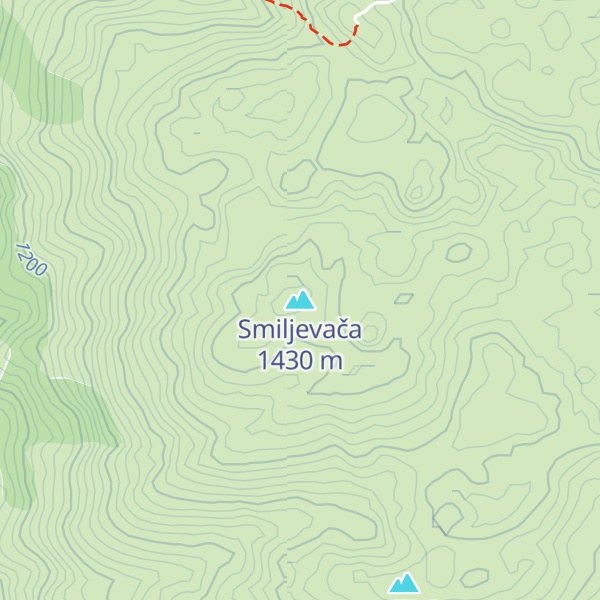 Map of Smiljevača