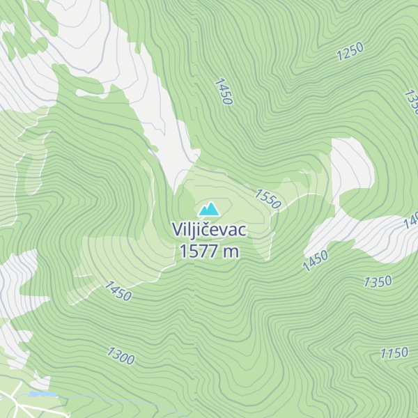 Map of Viljičevac