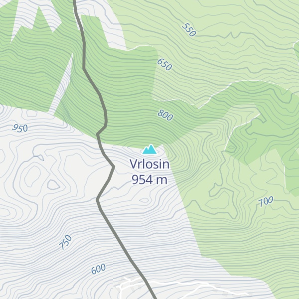 Map of Vrlosin