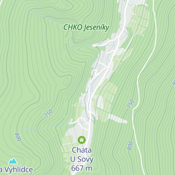 Map of Chata Amálka