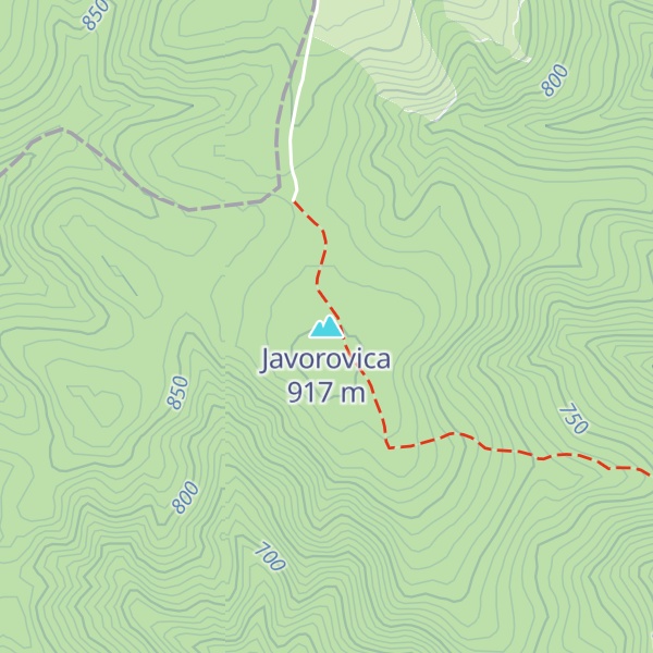 Map of Javorovica