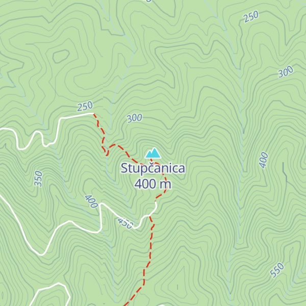 Map of Stupčanica