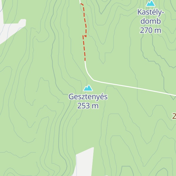 Map of Gesztenyés