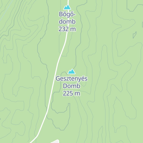 Map of Gesztenyés Domb
