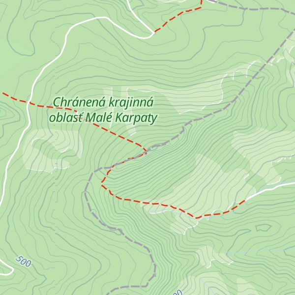 Map of Čierna skala