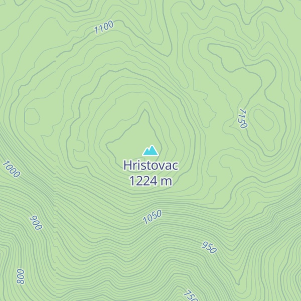 Map of Hristovac