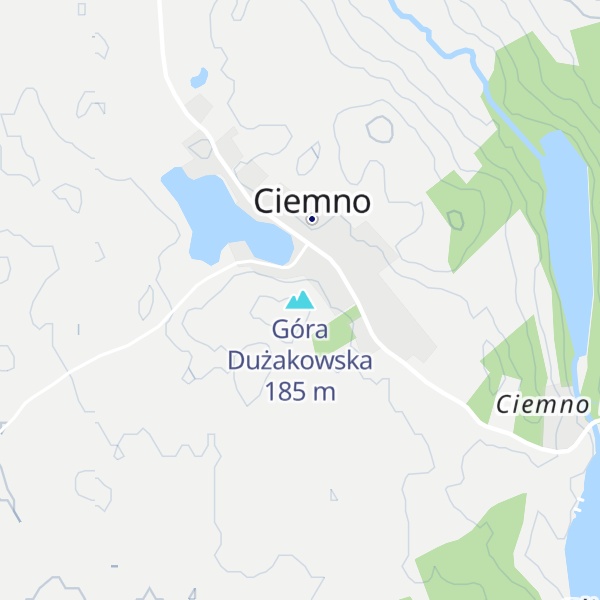 Map of Góra Dużakowska