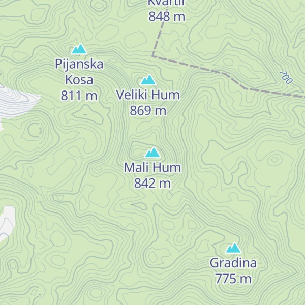 Map of Mali Hum