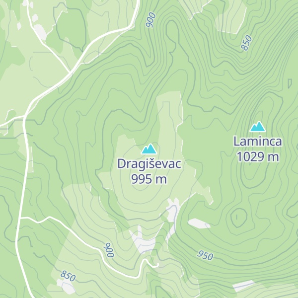 Map of Dragiševac