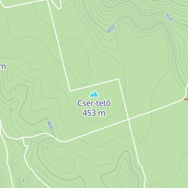 Map of Cser-tető