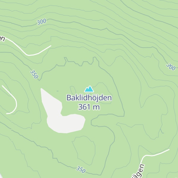 Map of Baklidhöjden