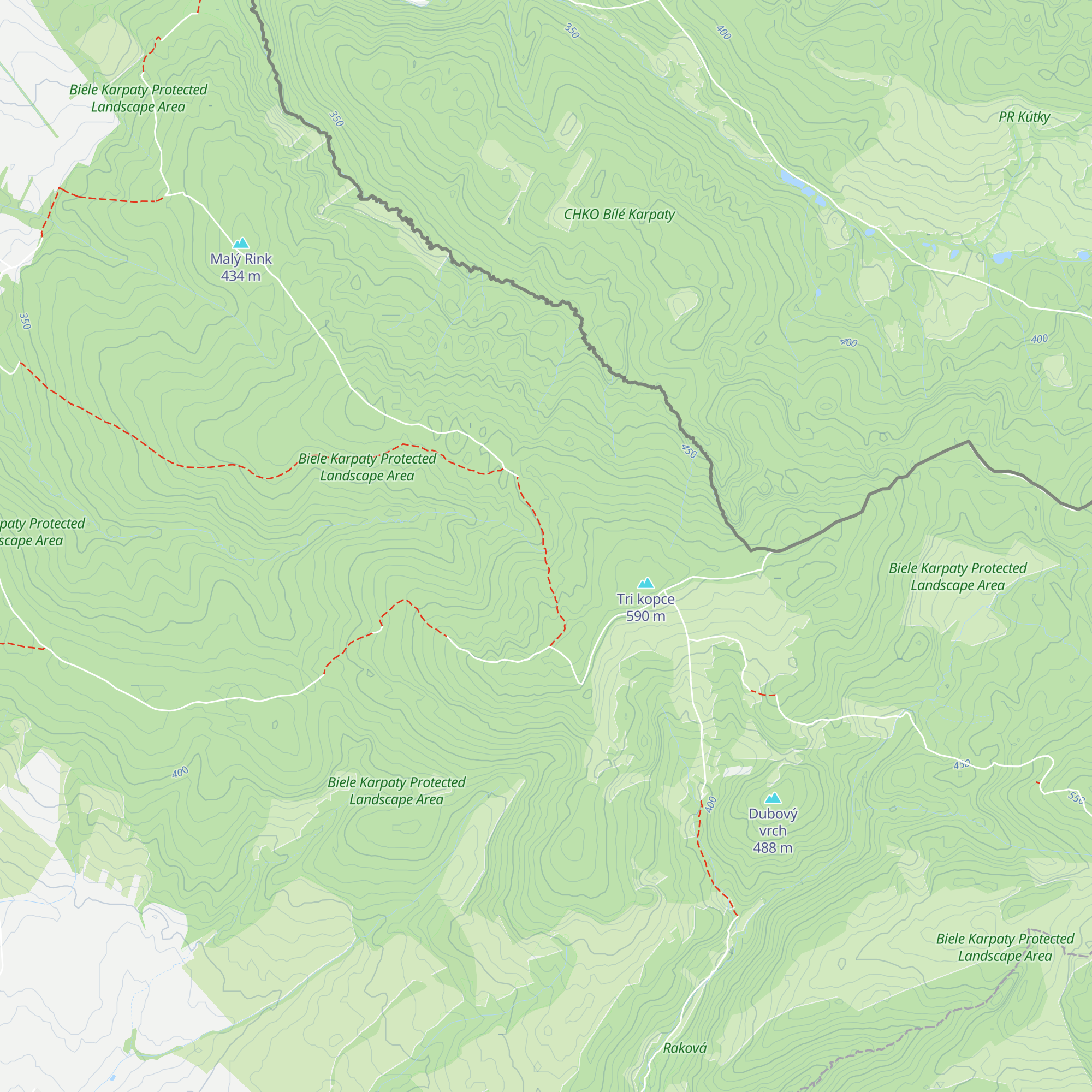 Kamenná búda map