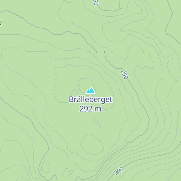 Map of Brälleberget