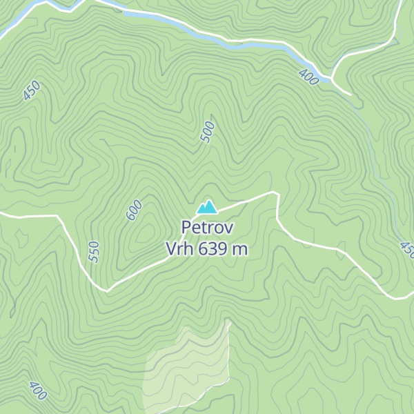 Map of Petrov Vrh