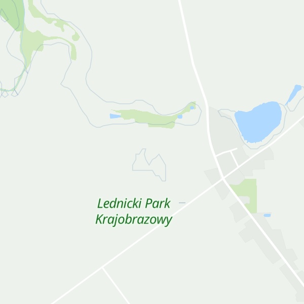 Map of Łysa Góra