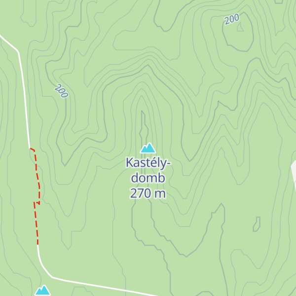 Map of Kastély-domb