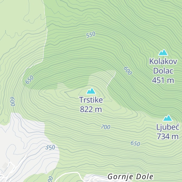 Map of Trstike