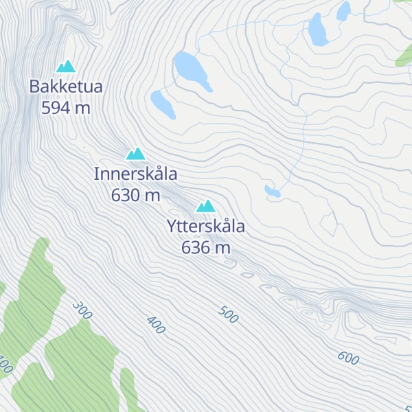 Map of Ytterskåla