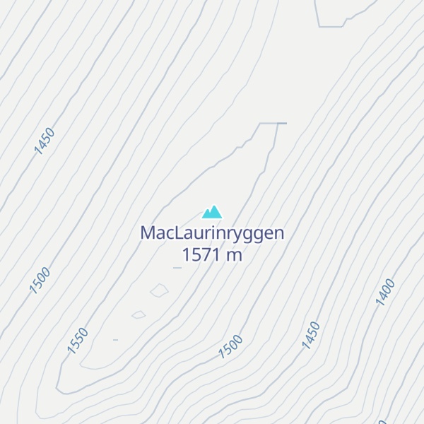 Map of MacLaurinryggen