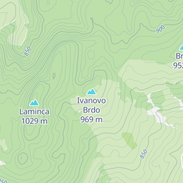 Map of Ivanovo Brdo