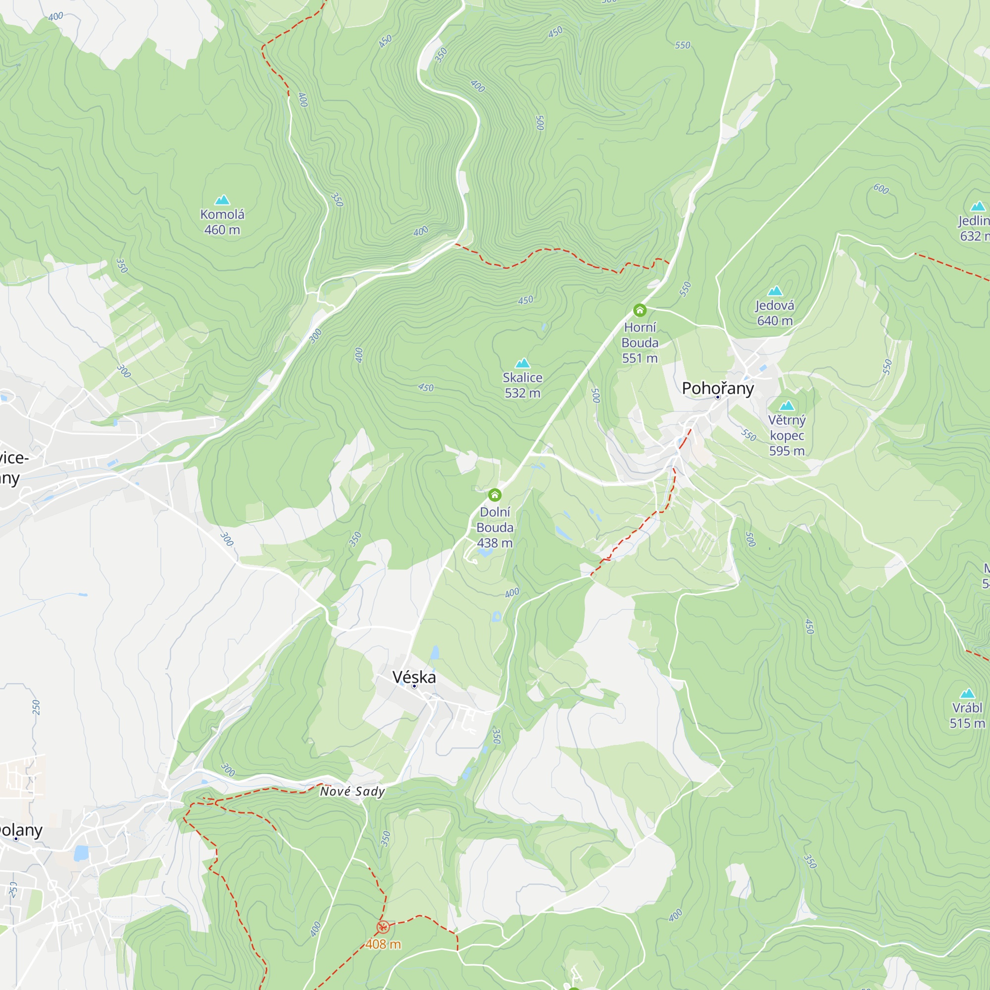 Dolní Bouda map