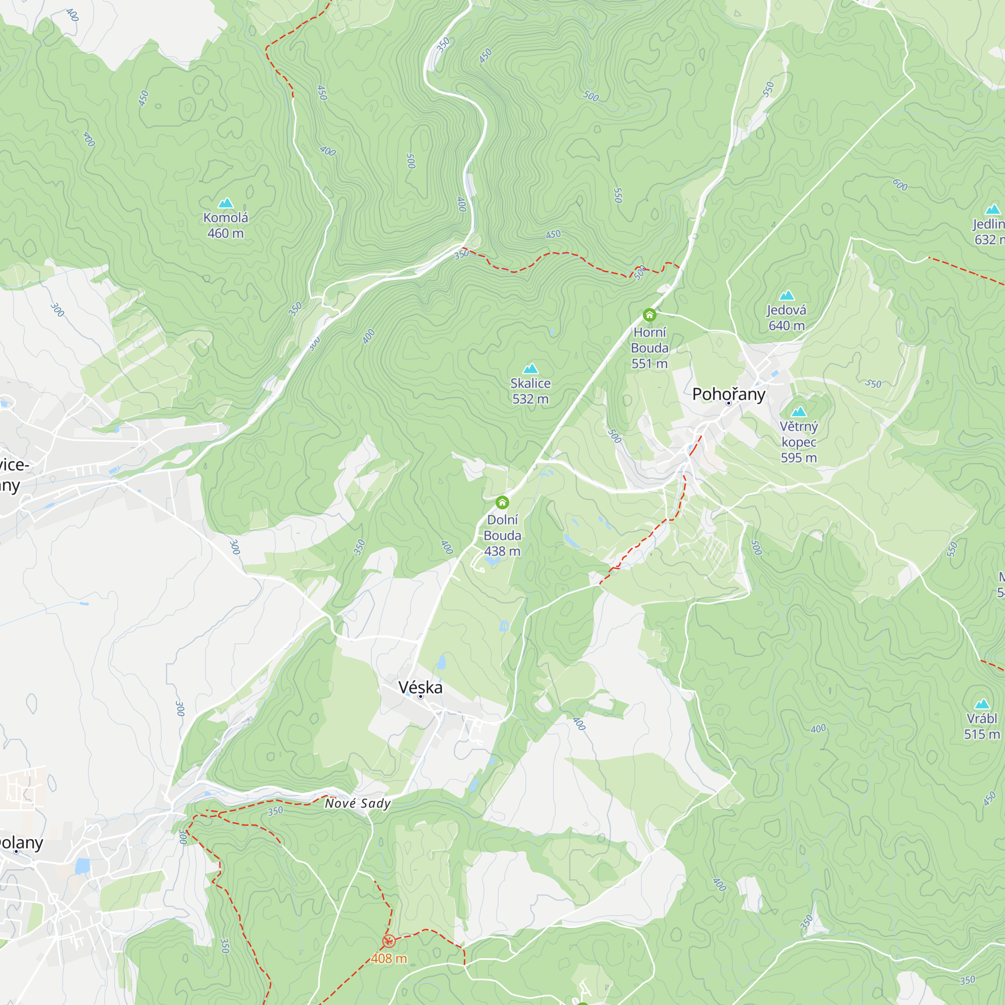 Dolní Bouda map