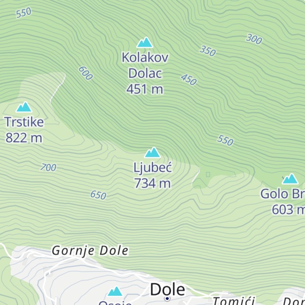 Map of Ljubeć