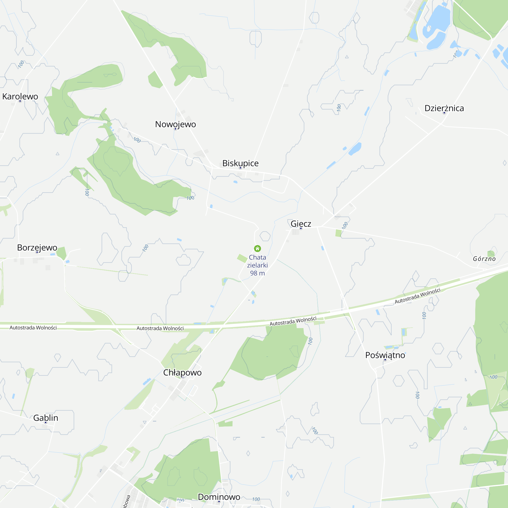 Chata garncarza map