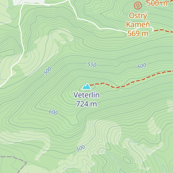 Map of Veterlín