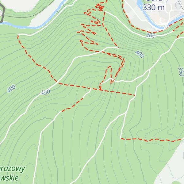 Map of Przednia Kopa