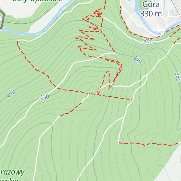 Map of Schronisko i wieża widokowa na Przedniej Kopie
