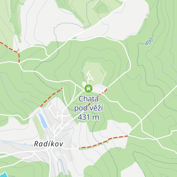 Map of Chata pod věží