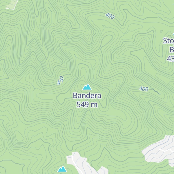 Map of Bandera