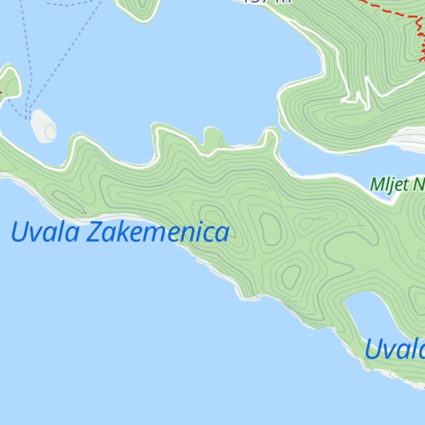 Map of Veli Petral