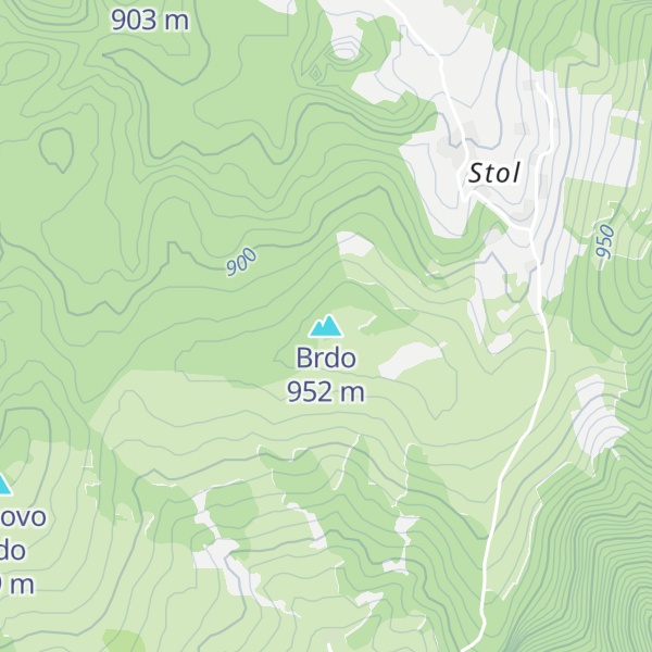 Map of Brdo