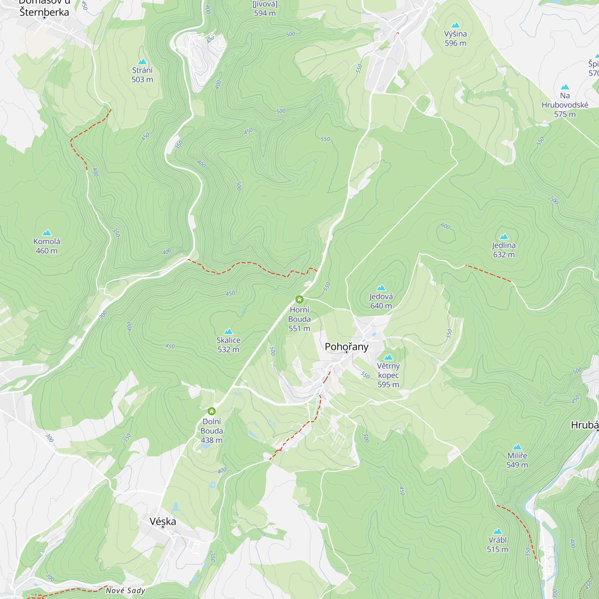 Horní Bouda map
