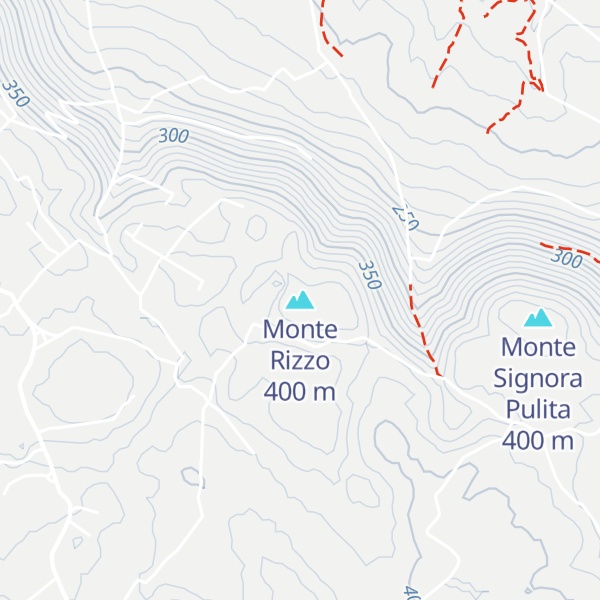 Map of Monte Rizzo