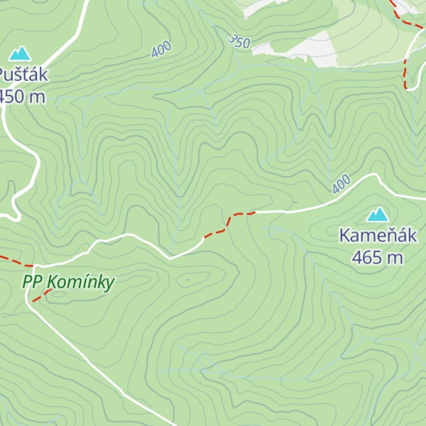 Map of Janův kopec