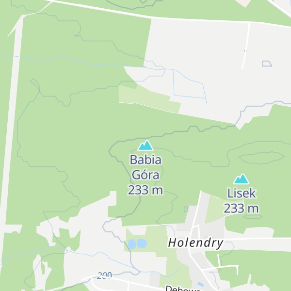 Map of Babia Góra