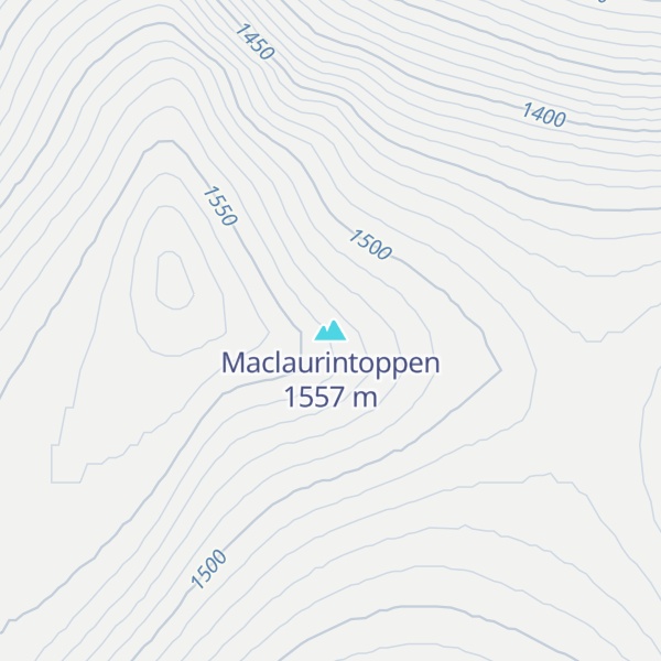 Map of Maclaurintoppen