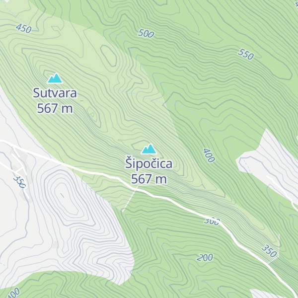 Map of Šipočica