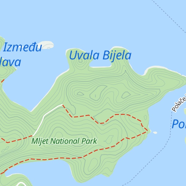Map of Veli vrh