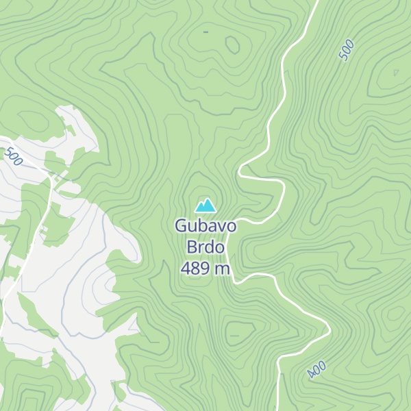 Map of Gubavo Brdo