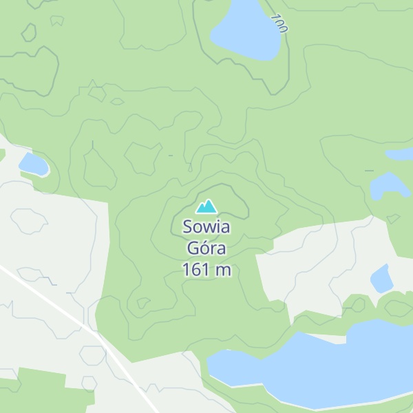 Map of Sowia Góra