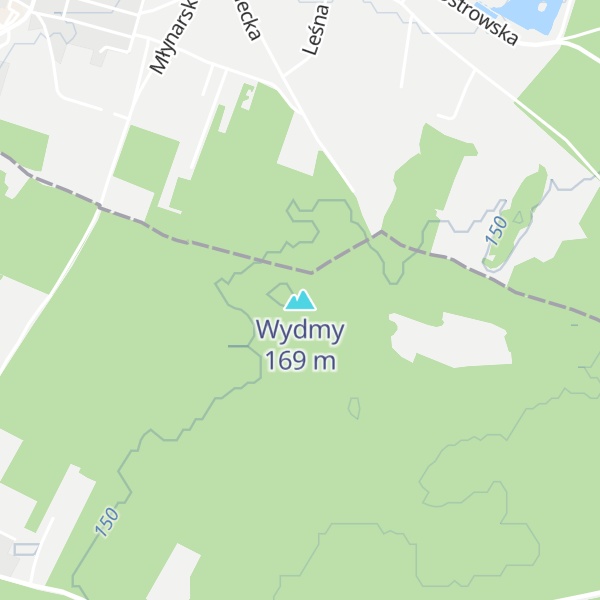 Map of Wydmy