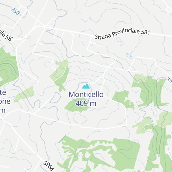 Map of Monticello