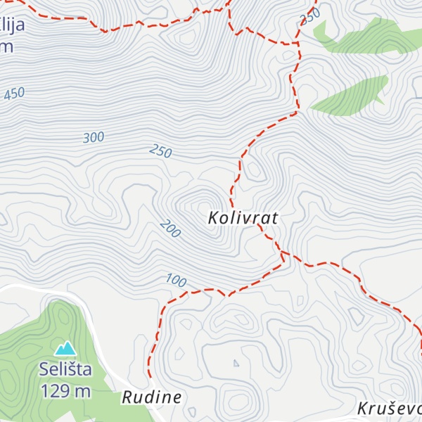 Map of Gradina