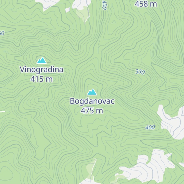 Map of Bogdanovac