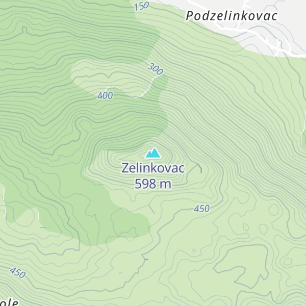 Map of Zelinkovac
